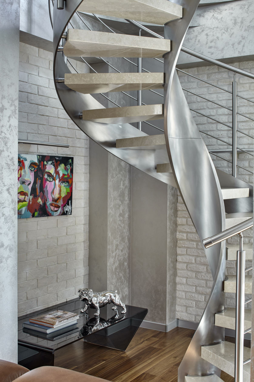 Дизайн лестницы в квартире