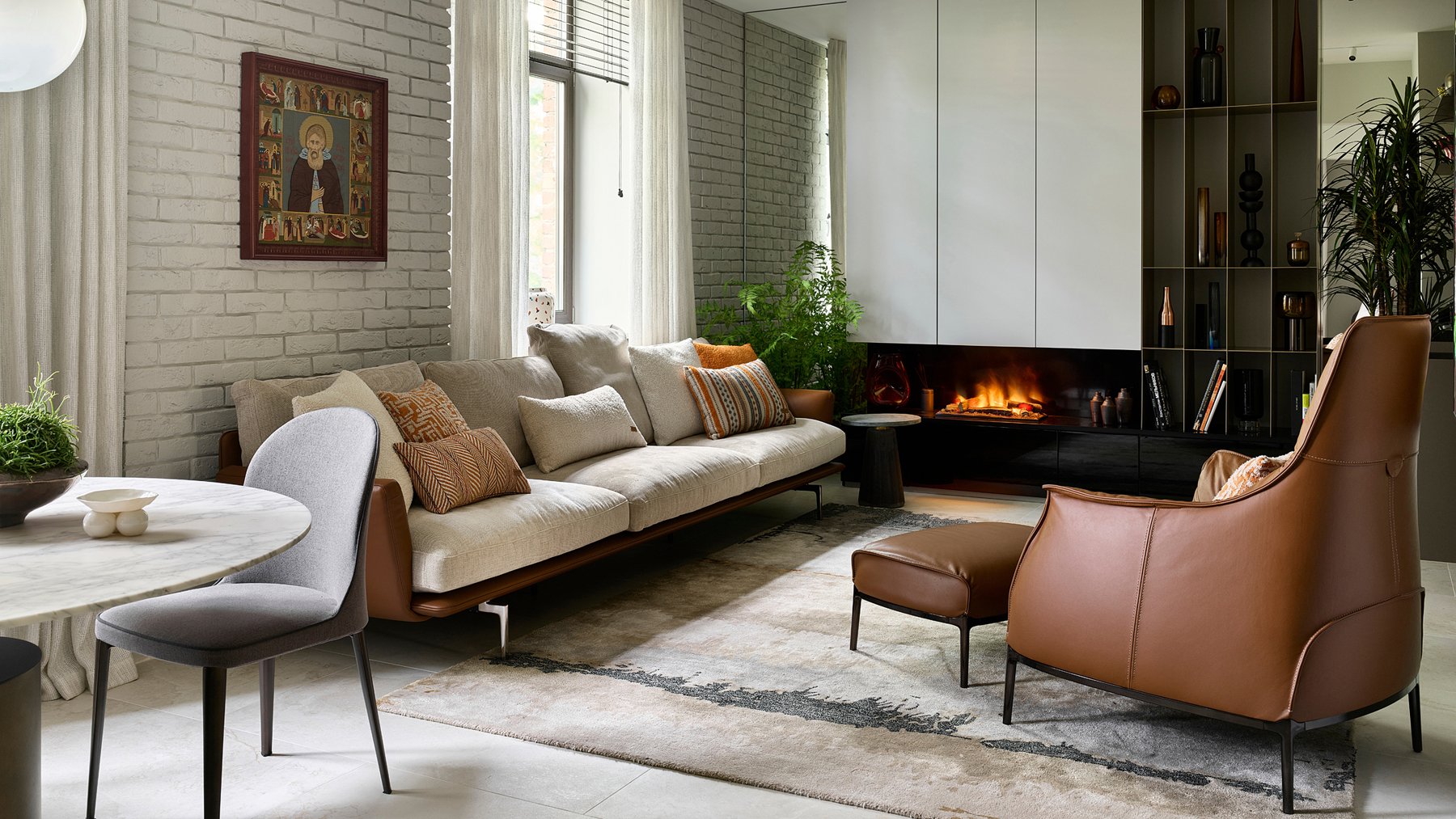 Интерьер гостиной